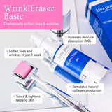âme pure anti-aging skincare gift set with dermaroller (British brand)