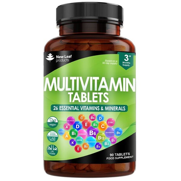 Multivitamin Supplements  - 26 High Strength Vegan Vitamins GOODS Superdrug   