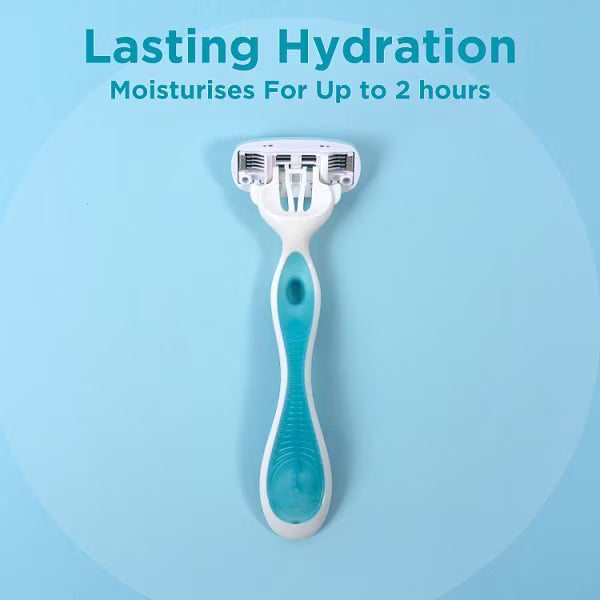 My Intuition Hydro Silk disposable razor 3 pack, imported from the UK