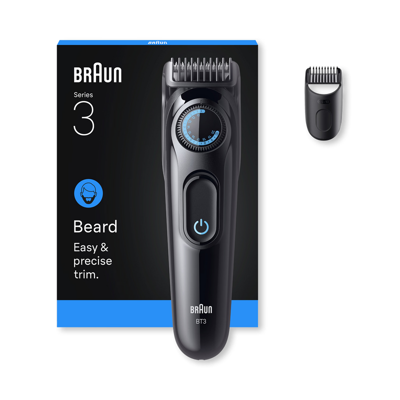 Braun beard trimmer Series 3 BT3500 black - British product