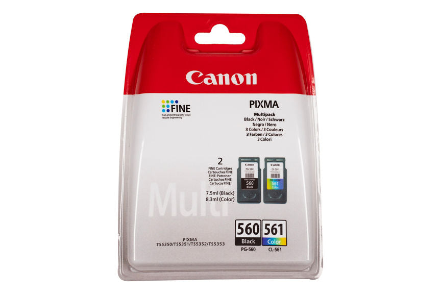 Canon PG-560/CL-561 Black & Colour Ink Cartridge - McGrocer