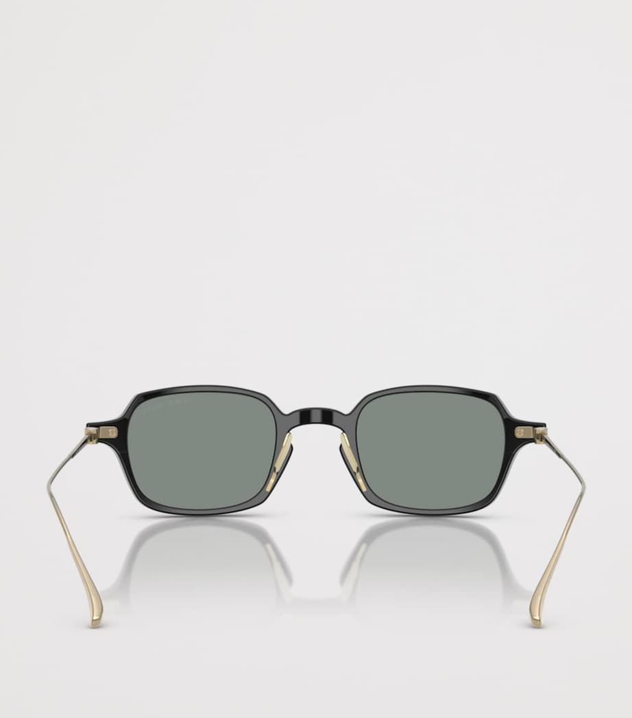Giorgio Armani rectangle sunglasses dark acetate (British brand)