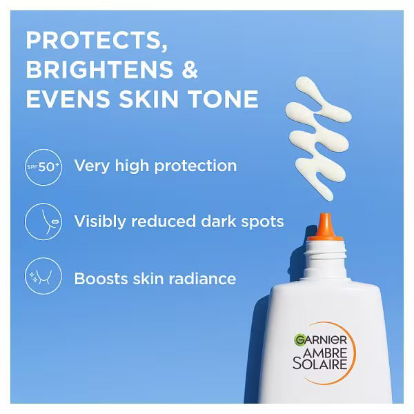 Garnier Ambre Solaire Face Fluid Vitamin C, UK version