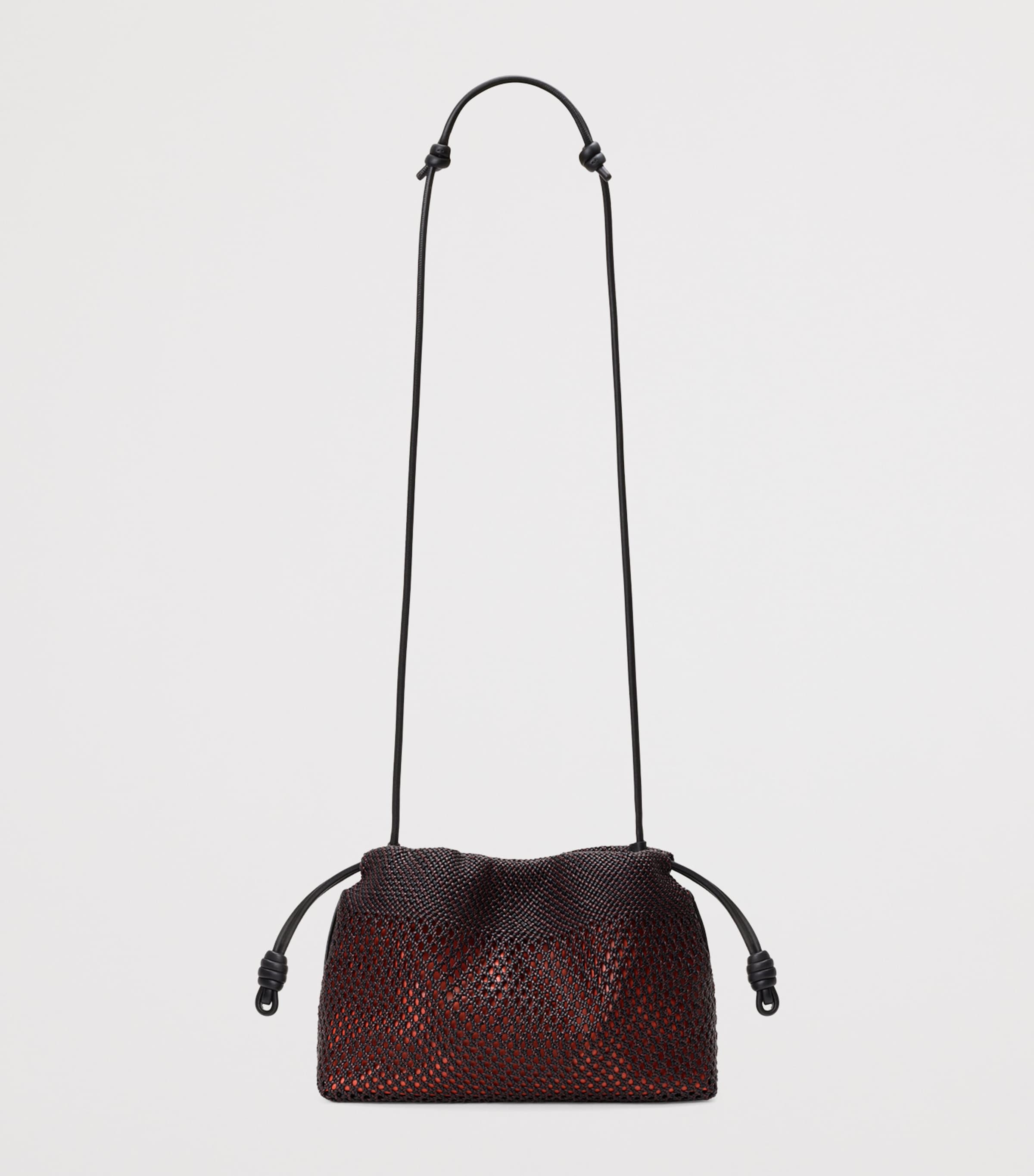 LOEWE Flamenco woven leather clutch bag, UK version