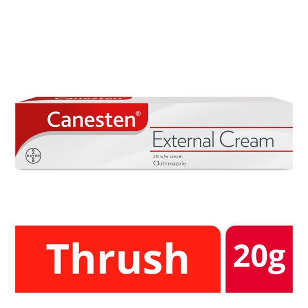 Canesten External Thrush Clotrimazole Cream 20g (2% w/w) GOODS Superdrug   