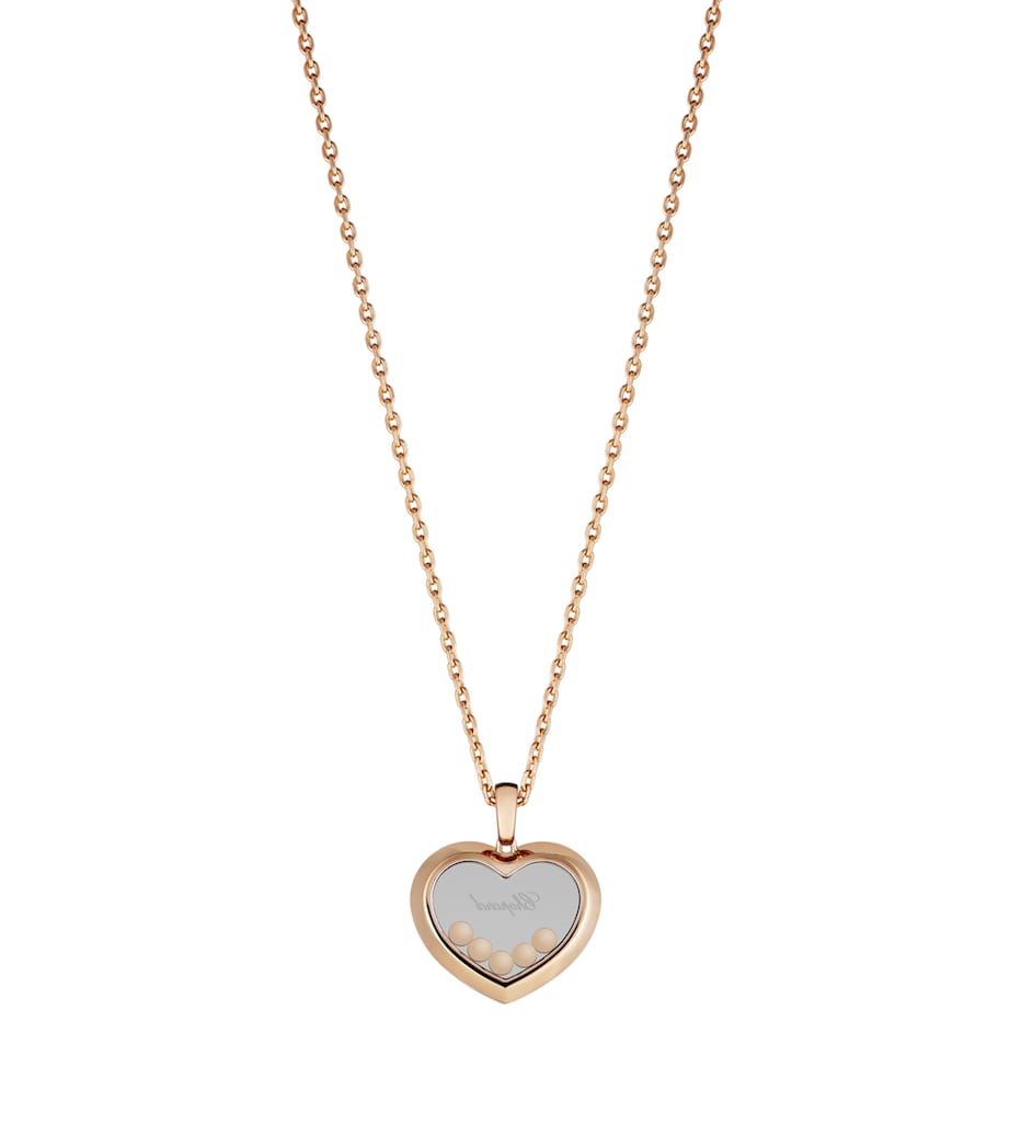 Chopard Happy Diamonds rose gold pendant - British product