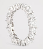 Suzanne Kalan diamond eternity ring 18kt white gold (British brand)