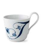 Royal Copenhagen porcelain Fluted Alphabet mug, imported from the UK
