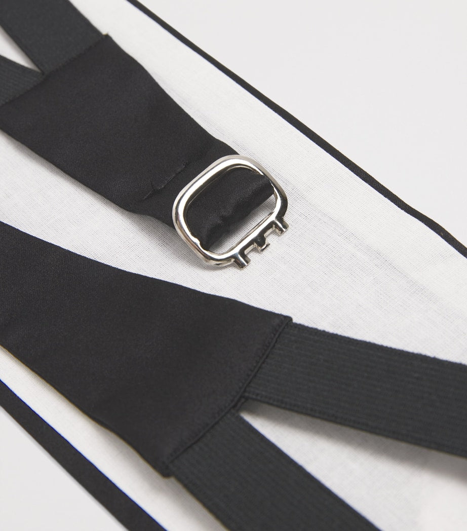 Canali silk cummerbund formal accessory, UK version