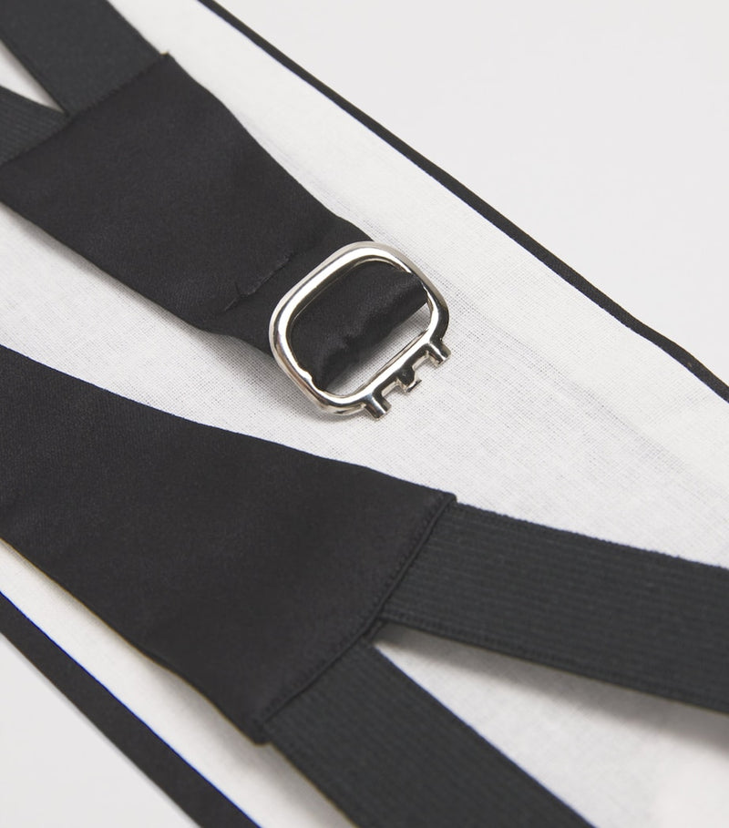 Canali silk cummerbund formal accessory, UK version