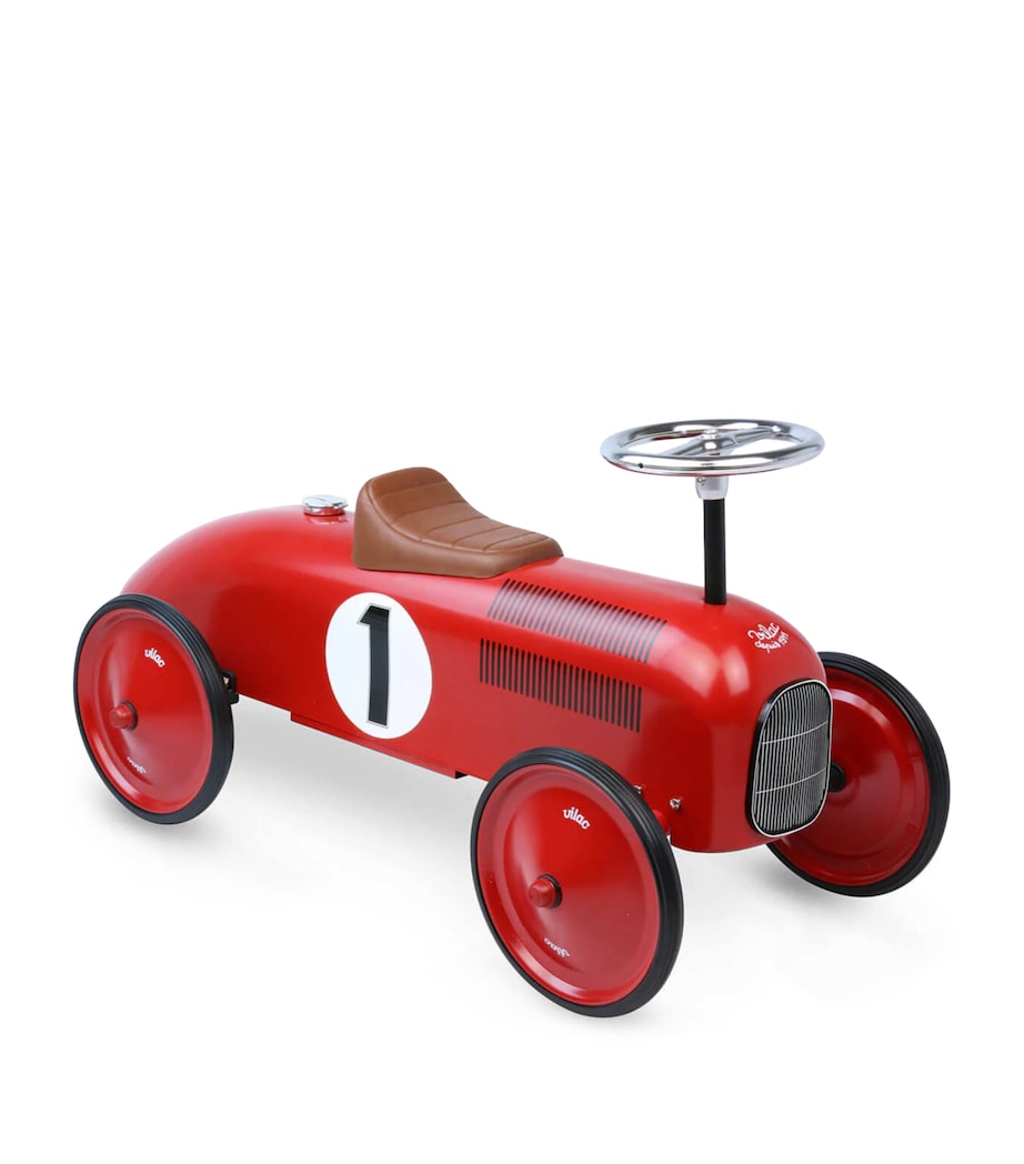 Vilac metal ride-on car 76cm retro style, UK version
