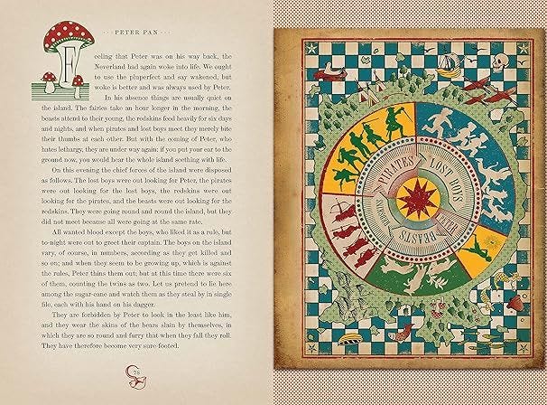 J.M. Barrie Peter Pan gift edition book - British product