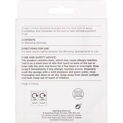 Studio London Make-up-Schwämme, 9er-Pack