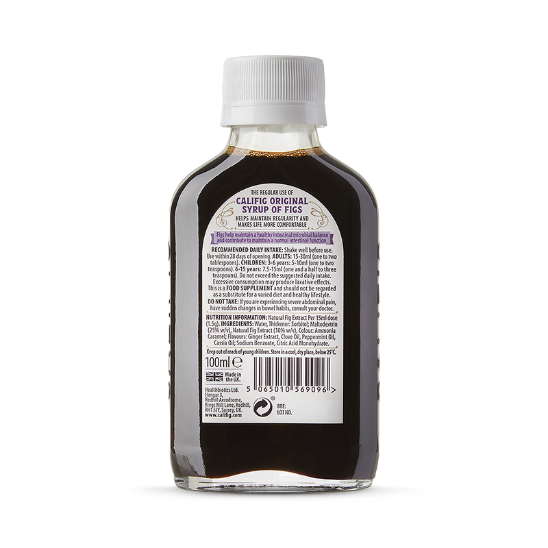 Califig Original Syrup of Figs 100 ml (British brand)