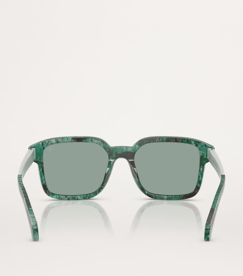 Moncler Quaderna acetate sunglasses, imported from the UK