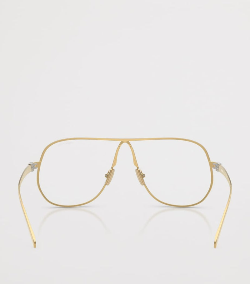 Miu Miu metal pilot sunglasses with blue light filter - British product