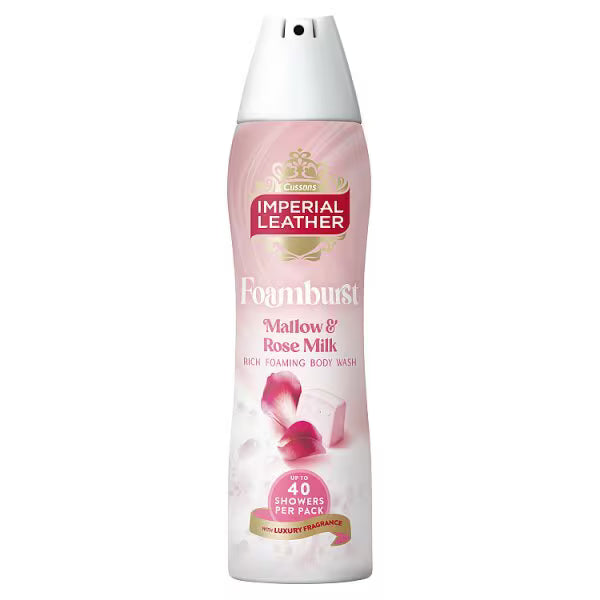Imperial Leather Mallow Cherry Foamburst shower gel 200ml, imported from the UK