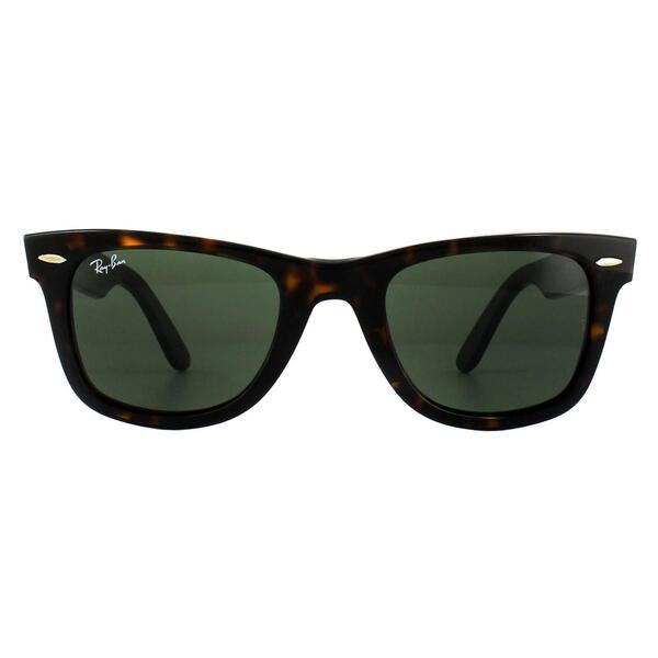 Ray-Ban Wayfarer 2140 tortoise green sunglasses 50mm, imported from the UK