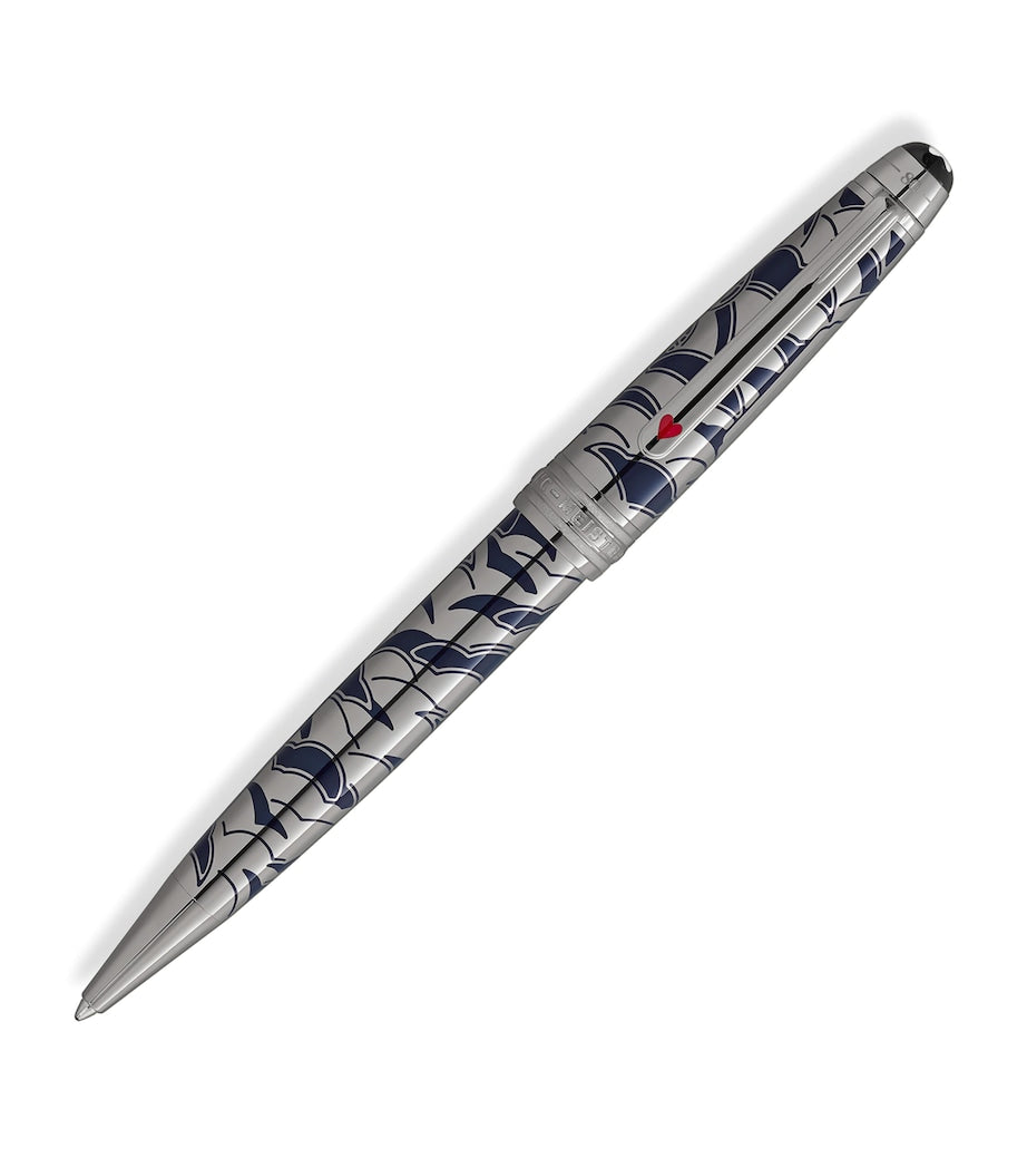 Montblanc ballpoint pen with Around the World design, midsize, imported from the UK