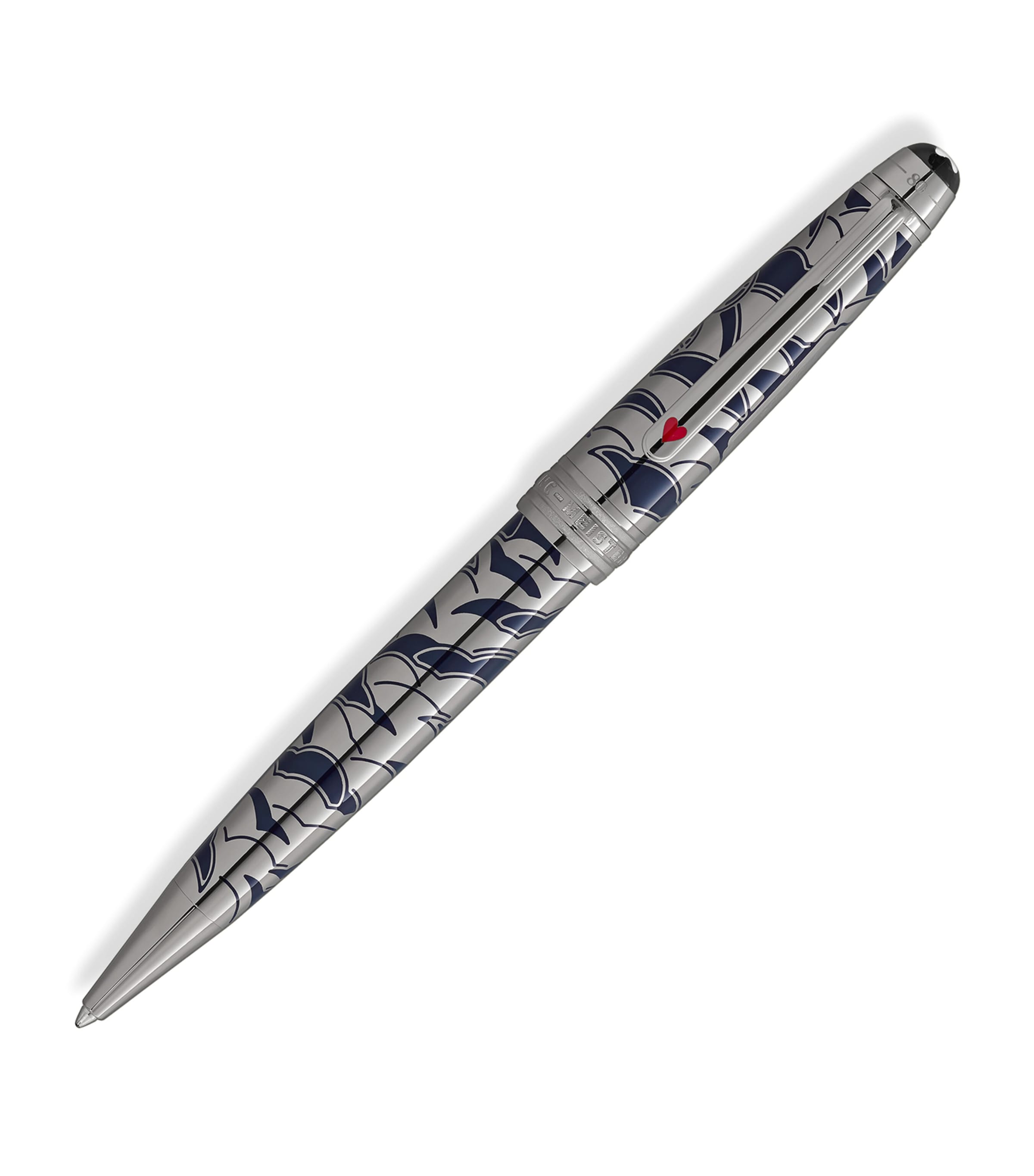 Montblanc ballpoint pen with Around the World design, midsize, imported from the UK