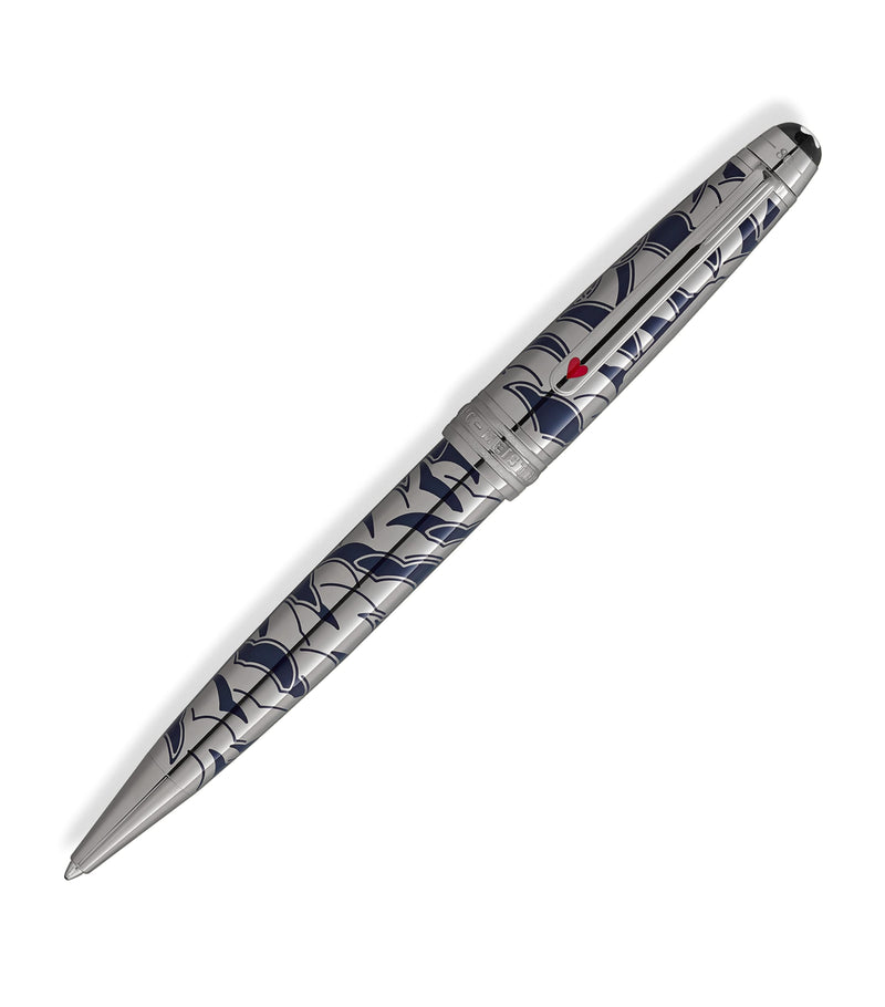 Montblanc ballpoint pen with Around the World design, midsize, imported from the UK