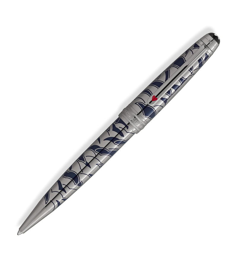Montblanc ballpoint pen with Around the World design, midsize, imported from the UK