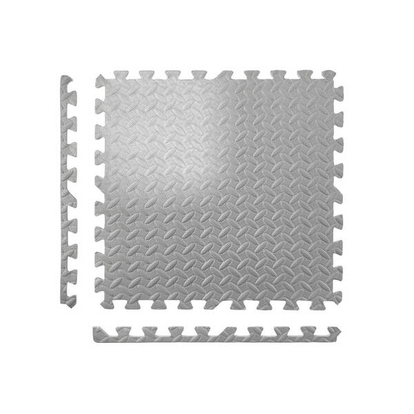 Phoenix Fitness interlocking floor tiles 4-pack grey (British brand)