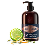 King C. Gillette Beard And Face Wash 350ml GOODS Boots   