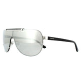 Versace VE2140 silver mirrored sunglasses for men, imported from the UK