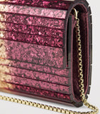 Jimmy Choo Sweetie glitter clutch bag ombré design (British brand)