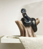 Royal Copenhagen porcelain zodiac snake figurine 9.5cm, imported from the UK