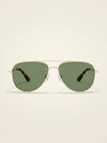 Burberry BE3164 rectangular metal and acetate sunglasses - British product