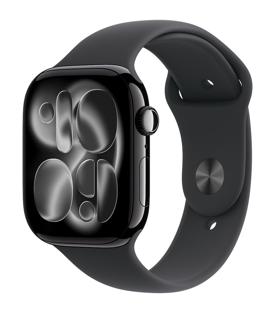 Apple smartwatch Jet Black with Black Sport Band 46mm - British product