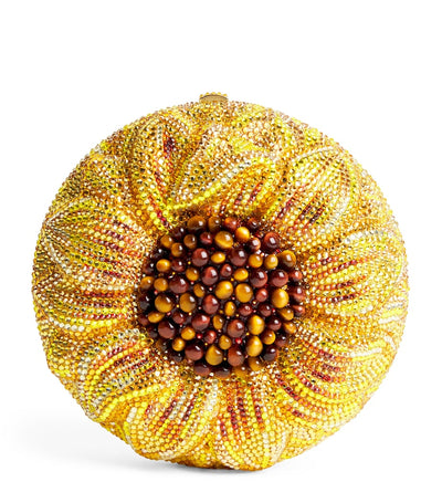 Harrods Judith Leiber Crystal Sunflower Soleil Clutch Bag- Buy online at McGrocer