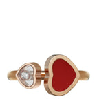 Chopard Happy Hearts ring rose gold diamond, imported from the UK