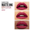 Maybelline Superstay Matte Ink Artist lip colour, imported from the UK