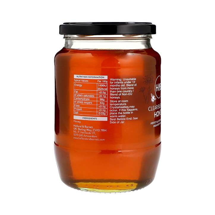 Holland & Barrett Clear Blended Honey 907g Honey Holland&Barrett   