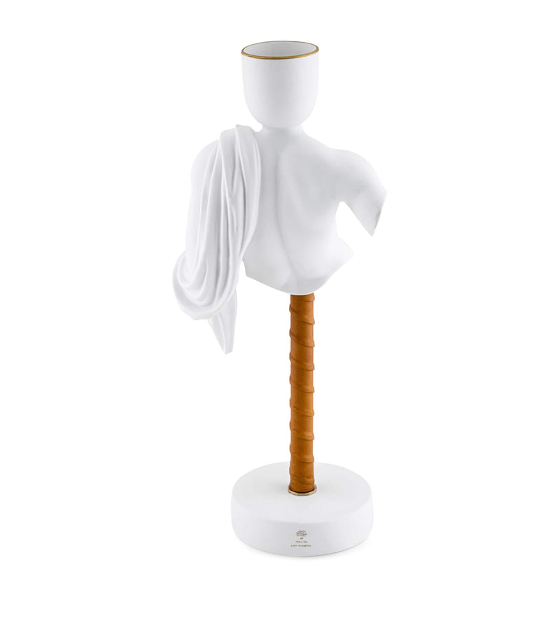Ginori 1735 L'Amante porcelain candle holder, UK version