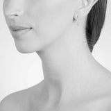 Cachet Raja Elegant hoop earrings 2.5cm - British product