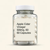 Holland & Barrett apple cider vinegar capsules 500mg 60 capsules, imported from the UK