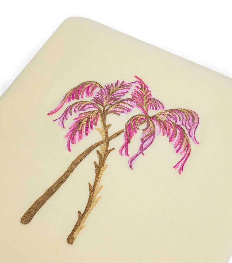 Loretta Caponi Pink Palm throw 132cm × 159cm, UK version