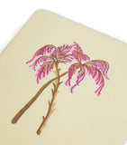 Loretta Caponi Pink Palm throw 132cm × 159cm, UK version