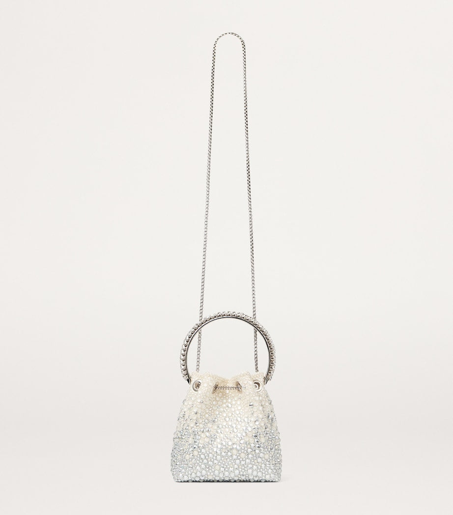 Jimmy Choo Bon Bon embellished top-handle bag, imported from the UK