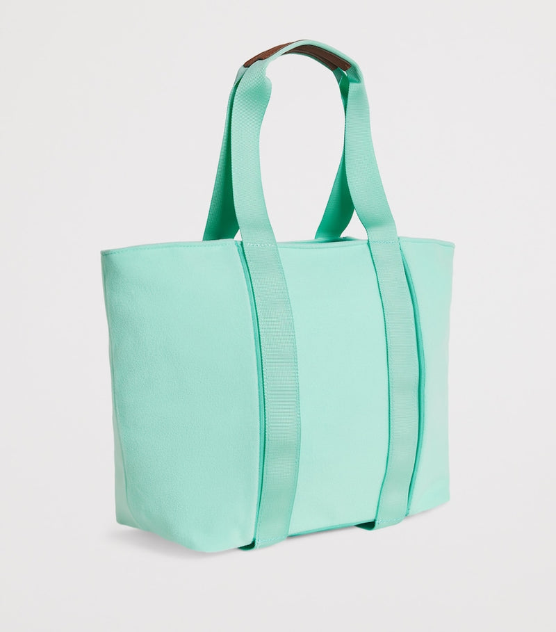 Becco Bags felt tote bag with interchangeable patches, imported from the UK