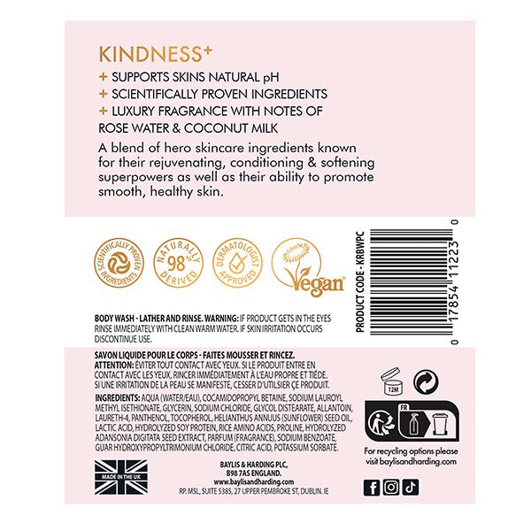 Baylis & Harding Kindness+ Plant Collagen 500Ml Body Wash GOODS Superdrug   