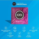EXS extra thick condoms 12 pack, imported from the UK
