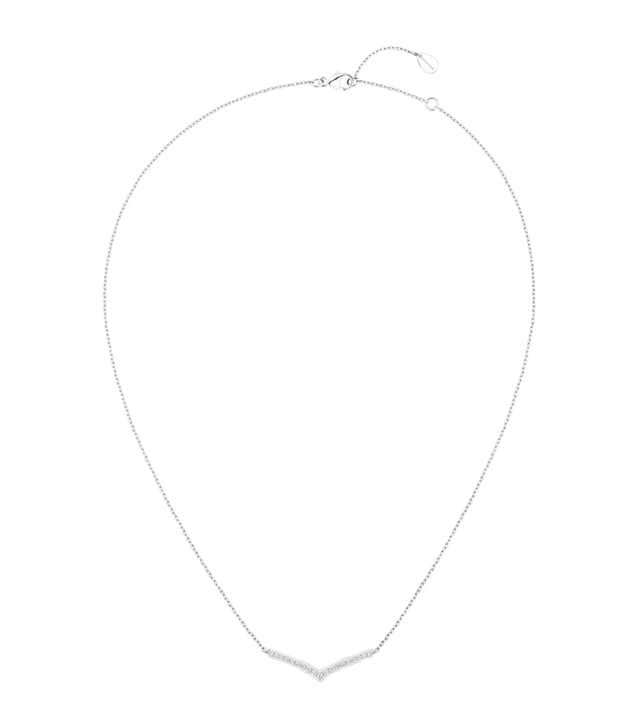 Chaumet Joséphine Aigrette pendant necklace 18-karat white gold, imported from the UK