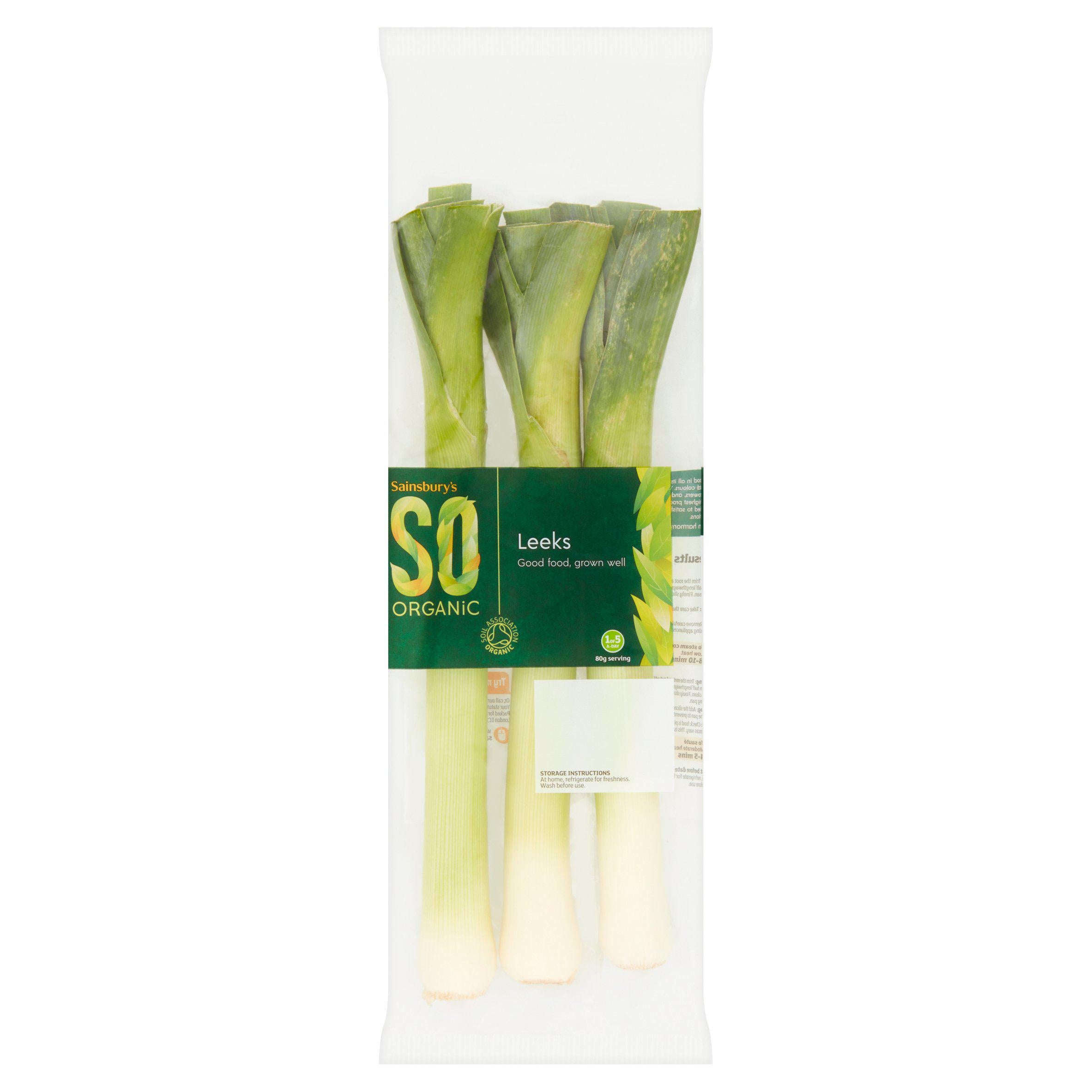 Sainsbury's Leeks, SO Organic 400g GOODS Sainsburys   