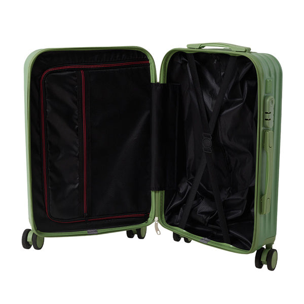 Livingandhome 21 Inch Suitcase with Combo Lock & USB Port