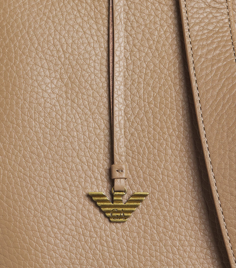 Emporio Armani pebbled calfskin backpack, imported from the UK